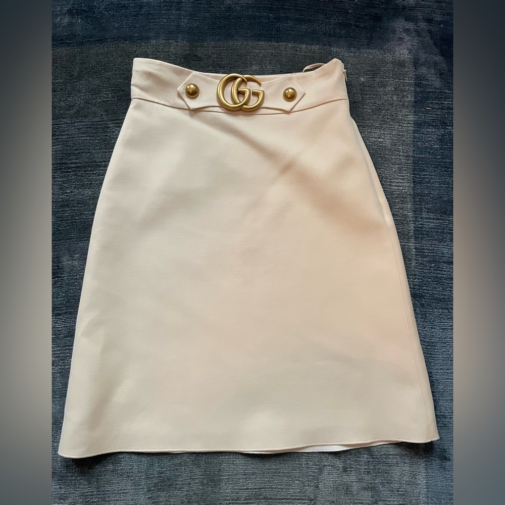 Gucci Crêpe Will Silk Skirt (NWOT)